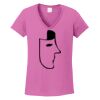 Ladies Heavy Cotton™ 100% Cotton V-Neck T-Shirt Thumbnail