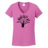 Ladies Heavy Cotton™ 100% Cotton V-Neck T-Shirt Thumbnail