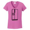 Ladies Heavy Cotton™ 100% Cotton V-Neck T-Shirt Thumbnail