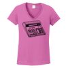 Ladies Heavy Cotton™ 100% Cotton V-Neck T-Shirt Thumbnail