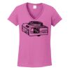 Ladies Heavy Cotton™ 100% Cotton V-Neck T-Shirt Thumbnail