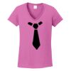 Ladies Heavy Cotton™ 100% Cotton V-Neck T-Shirt Thumbnail