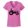Ladies Heavy Cotton™ 100% Cotton V-Neck T-Shirt Thumbnail