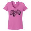Ladies Heavy Cotton™ 100% Cotton V-Neck T-Shirt Thumbnail