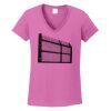 Ladies Heavy Cotton™ 100% Cotton V-Neck T-Shirt Thumbnail