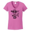 Ladies Heavy Cotton™ 100% Cotton V-Neck T-Shirt Thumbnail