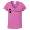 Ladies Heavy Cotton™ 100% Cotton V-Neck T-Shirt Thumbnail