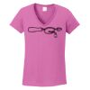 Ladies Heavy Cotton™ 100% Cotton V-Neck T-Shirt Thumbnail