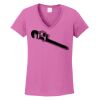Ladies Heavy Cotton™ 100% Cotton V-Neck T-Shirt Thumbnail