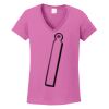 Ladies Heavy Cotton™ 100% Cotton V-Neck T-Shirt Thumbnail
