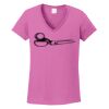 Ladies Heavy Cotton™ 100% Cotton V-Neck T-Shirt Thumbnail