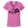 Ladies Heavy Cotton™ 100% Cotton V-Neck T-Shirt Thumbnail