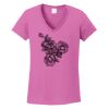 Ladies Heavy Cotton™ 100% Cotton V-Neck T-Shirt Thumbnail