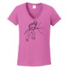 Ladies Heavy Cotton™ 100% Cotton V-Neck T-Shirt Thumbnail