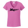 Ladies Heavy Cotton™ 100% Cotton V-Neck T-Shirt Thumbnail