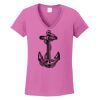 Ladies Heavy Cotton™ 100% Cotton V-Neck T-Shirt Thumbnail