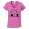 Ladies Heavy Cotton™ 100% Cotton V-Neck T-Shirt Thumbnail