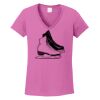 Ladies Heavy Cotton™ 100% Cotton V-Neck T-Shirt Thumbnail
