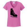 Ladies Heavy Cotton™ 100% Cotton V-Neck T-Shirt Thumbnail