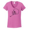 Ladies Heavy Cotton™ 100% Cotton V-Neck T-Shirt Thumbnail