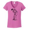 Ladies Heavy Cotton™ 100% Cotton V-Neck T-Shirt Thumbnail