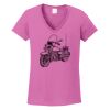 Ladies Heavy Cotton™ 100% Cotton V-Neck T-Shirt Thumbnail
