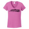 Ladies Heavy Cotton™ 100% Cotton V-Neck T-Shirt Thumbnail