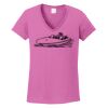 Ladies Heavy Cotton™ 100% Cotton V-Neck T-Shirt Thumbnail