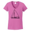 Ladies Heavy Cotton™ 100% Cotton V-Neck T-Shirt Thumbnail
