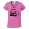 Ladies Heavy Cotton™ 100% Cotton V-Neck T-Shirt Thumbnail