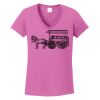 Ladies Heavy Cotton™ 100% Cotton V-Neck T-Shirt Thumbnail