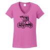 Ladies Heavy Cotton™ 100% Cotton V-Neck T-Shirt Thumbnail