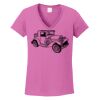 Ladies Heavy Cotton™ 100% Cotton V-Neck T-Shirt Thumbnail