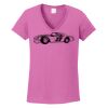 Ladies Heavy Cotton™ 100% Cotton V-Neck T-Shirt Thumbnail