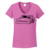 Ladies Heavy Cotton™ 100% Cotton V-Neck T-Shirt Thumbnail