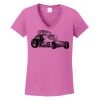 Ladies Heavy Cotton™ 100% Cotton V-Neck T-Shirt Thumbnail