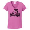 Ladies Heavy Cotton™ 100% Cotton V-Neck T-Shirt Thumbnail