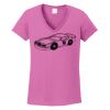 Ladies Heavy Cotton™ 100% Cotton V-Neck T-Shirt Thumbnail