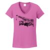 Ladies Heavy Cotton™ 100% Cotton V-Neck T-Shirt Thumbnail