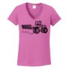 Ladies Heavy Cotton™ 100% Cotton V-Neck T-Shirt Thumbnail