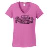 Ladies Heavy Cotton™ 100% Cotton V-Neck T-Shirt Thumbnail