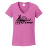 Ladies Heavy Cotton™ 100% Cotton V-Neck T-Shirt Thumbnail