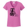 Ladies Heavy Cotton™ 100% Cotton V-Neck T-Shirt Thumbnail