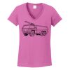 Ladies Heavy Cotton™ 100% Cotton V-Neck T-Shirt Thumbnail