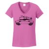 Ladies Heavy Cotton™ 100% Cotton V-Neck T-Shirt Thumbnail