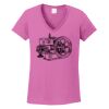 Ladies Heavy Cotton™ 100% Cotton V-Neck T-Shirt Thumbnail