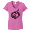 Ladies Heavy Cotton™ 100% Cotton V-Neck T-Shirt Thumbnail