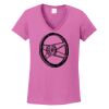 Ladies Heavy Cotton™ 100% Cotton V-Neck T-Shirt Thumbnail