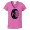 Ladies Heavy Cotton™ 100% Cotton V-Neck T-Shirt Thumbnail