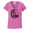 Ladies Heavy Cotton™ 100% Cotton V-Neck T-Shirt Thumbnail
